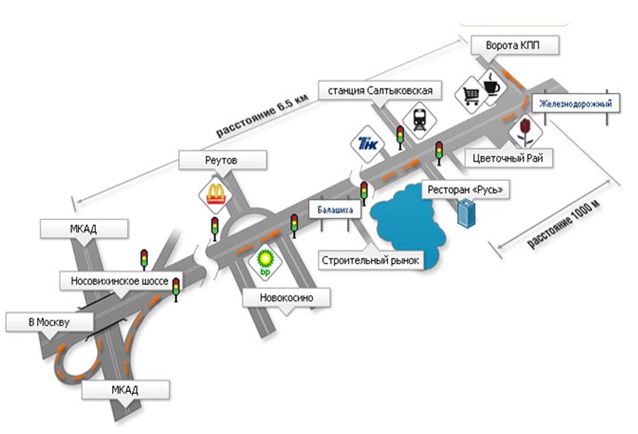 Схема проезда